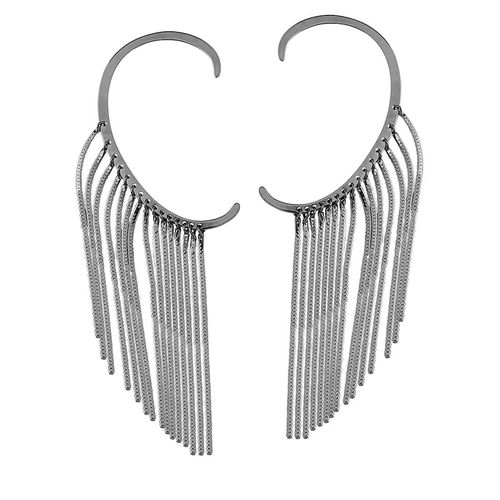 Brinco Franja Ear Cuff Chains - Coleção Krypton