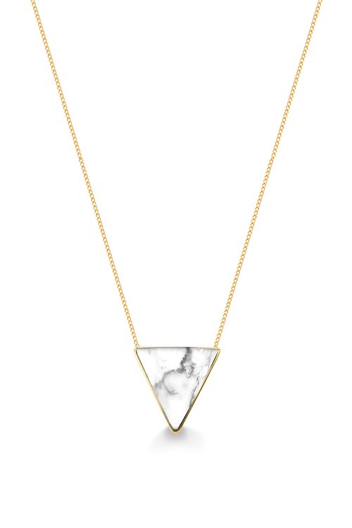 Colar Triangle - Haulita - Coleção Geometric Banho: Folheado a Ouro