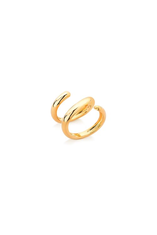 Anel  Vínculo  - Coleção TRAJEtos Banho: Folheado a Ouro