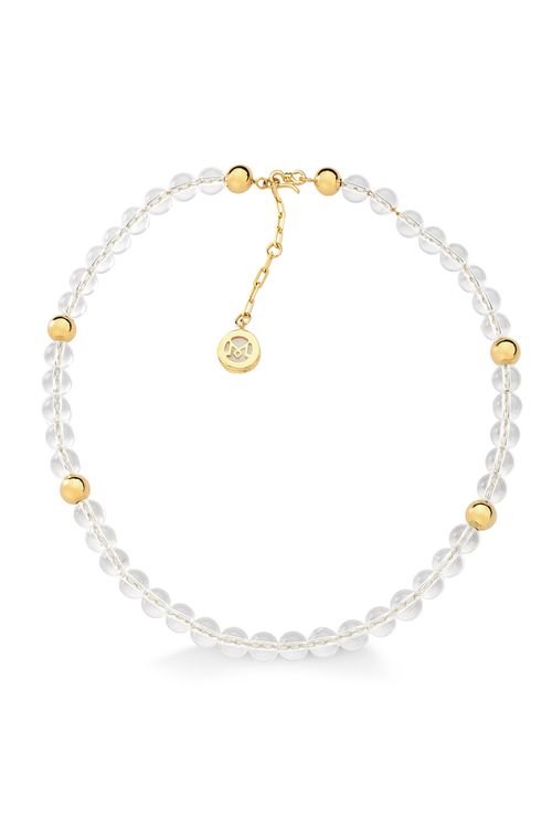 Colar Esferas - Cristal - Coleção Believe Banho: Folheado a Ouro