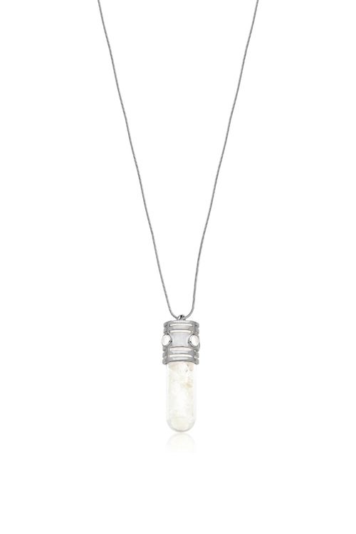 Colar Energia - Cristal - Coleção Ícones Banho: Ródio Negro