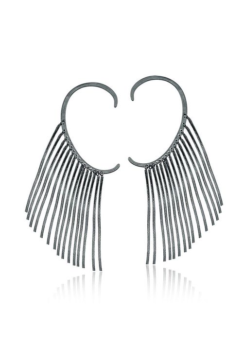 Brinco Franja Ear Cuff Chains - Coleção Krypton