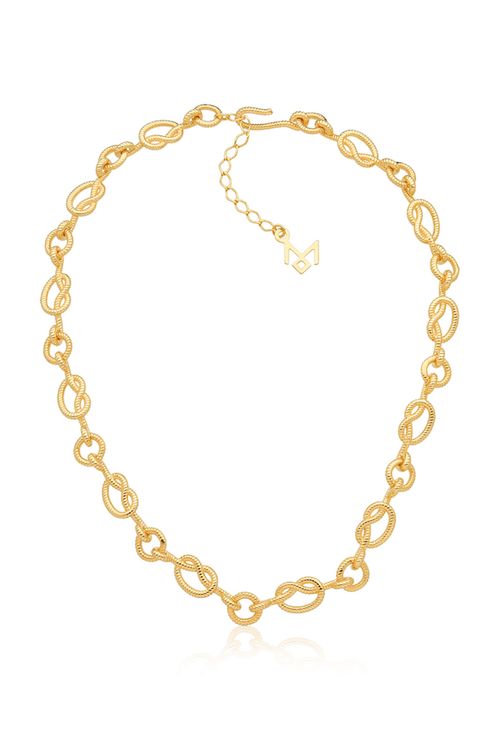 Colar Choker Submerso - Coleção Marea Banho: Folheado a Ouro
