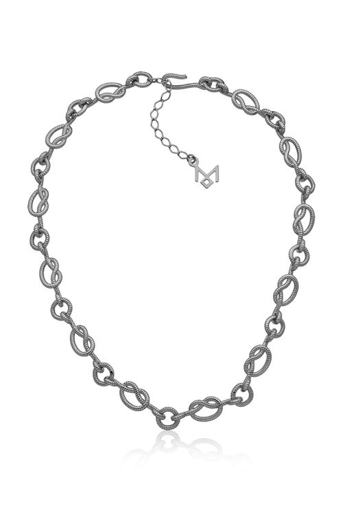 Colar Choker Submerso - Coleção Marea Banho: Ródio Negro