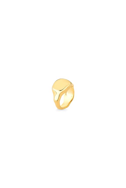 Anel Encontro Mindinho - Coleção Reset Banho: Folheado a Ouro