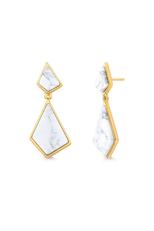Brinco Pieces P - Haulita - Coleção Geometric Banho: Folheado a Ouro