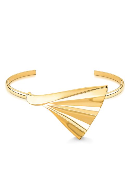 Colar Choker Origami - Coleção Ecoa Banho: Folheado a Ouro