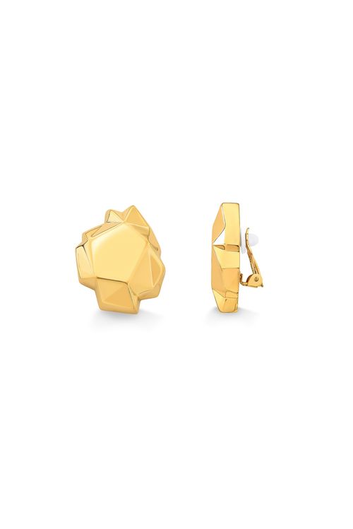 Brinco de Pressão Oru - Coleção Ecoa Banho: Folheado a Ouro
