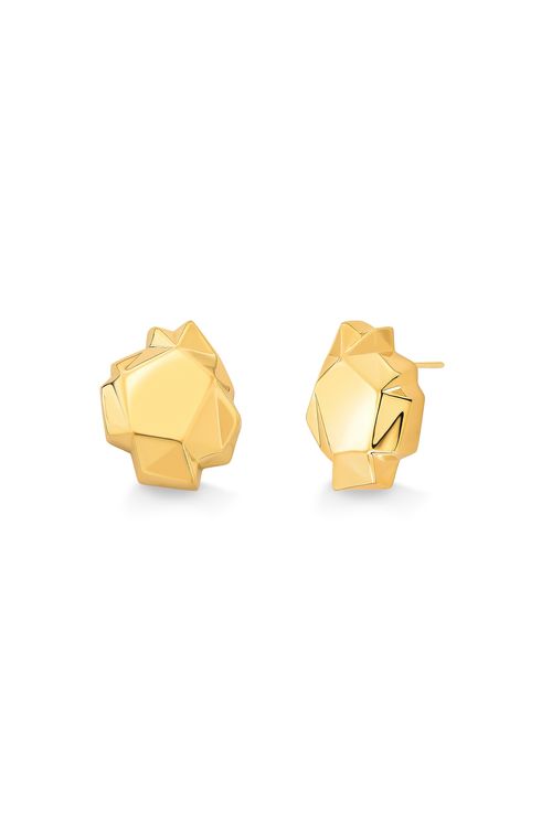 Brinco Oru - Coleção Ecoa Banho: Folheado a Ouro