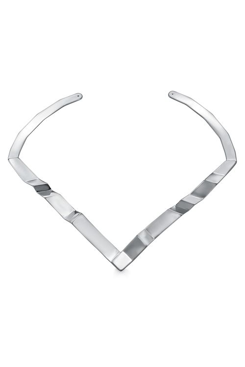 Colar Choker Kaizen - Coleção Ecoa Banho: Ródio Negro