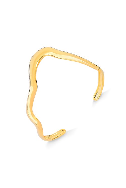 Pulseira Traço - Coleção Expressão Banho: Folheado a Ouro