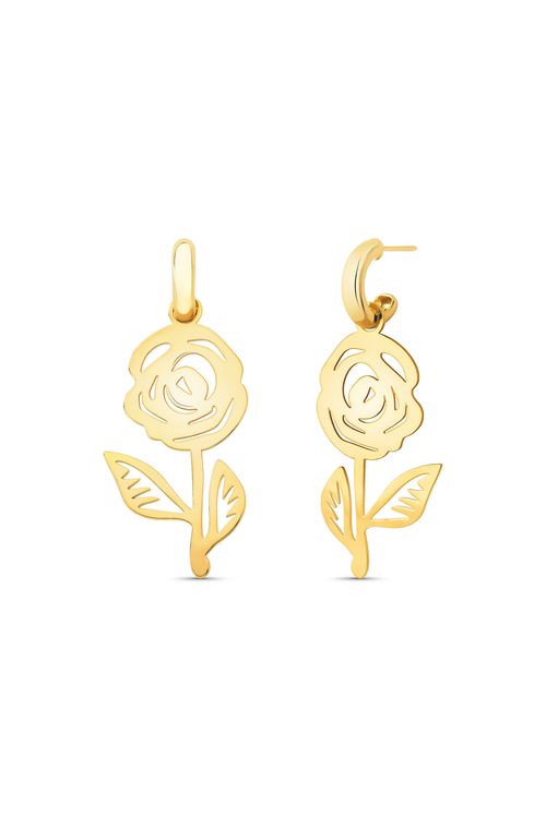 Brinco Fiore - Coleção Ícones Banho: Folheado a Ouro