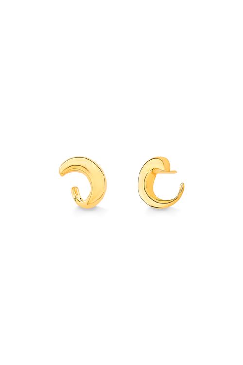 Brinco Vínculo B - Coleção TRAJEtos Banho: Folheado a Ouro