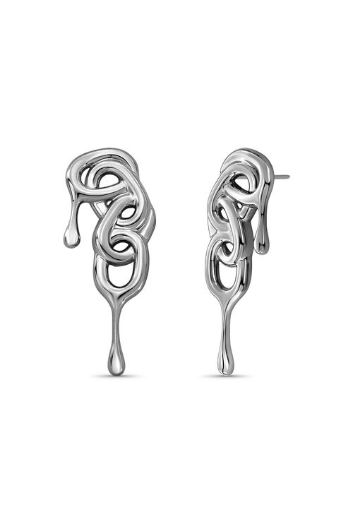 Brinco Fondant - Coleção Dolce Tropicália Alto Verão Banho: Ródio Negro