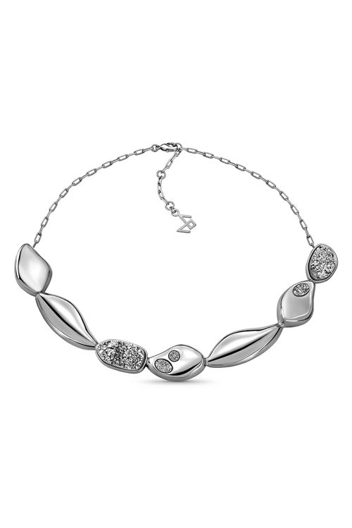 Colar Tropi - Drusa Metalizada - Coleção Dolce Tropicália Alto Verão Banho: Ródio Negro